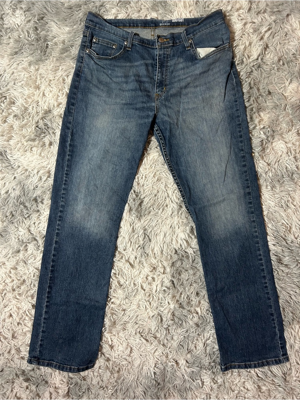 George Men’s Blue bootcut Jeans